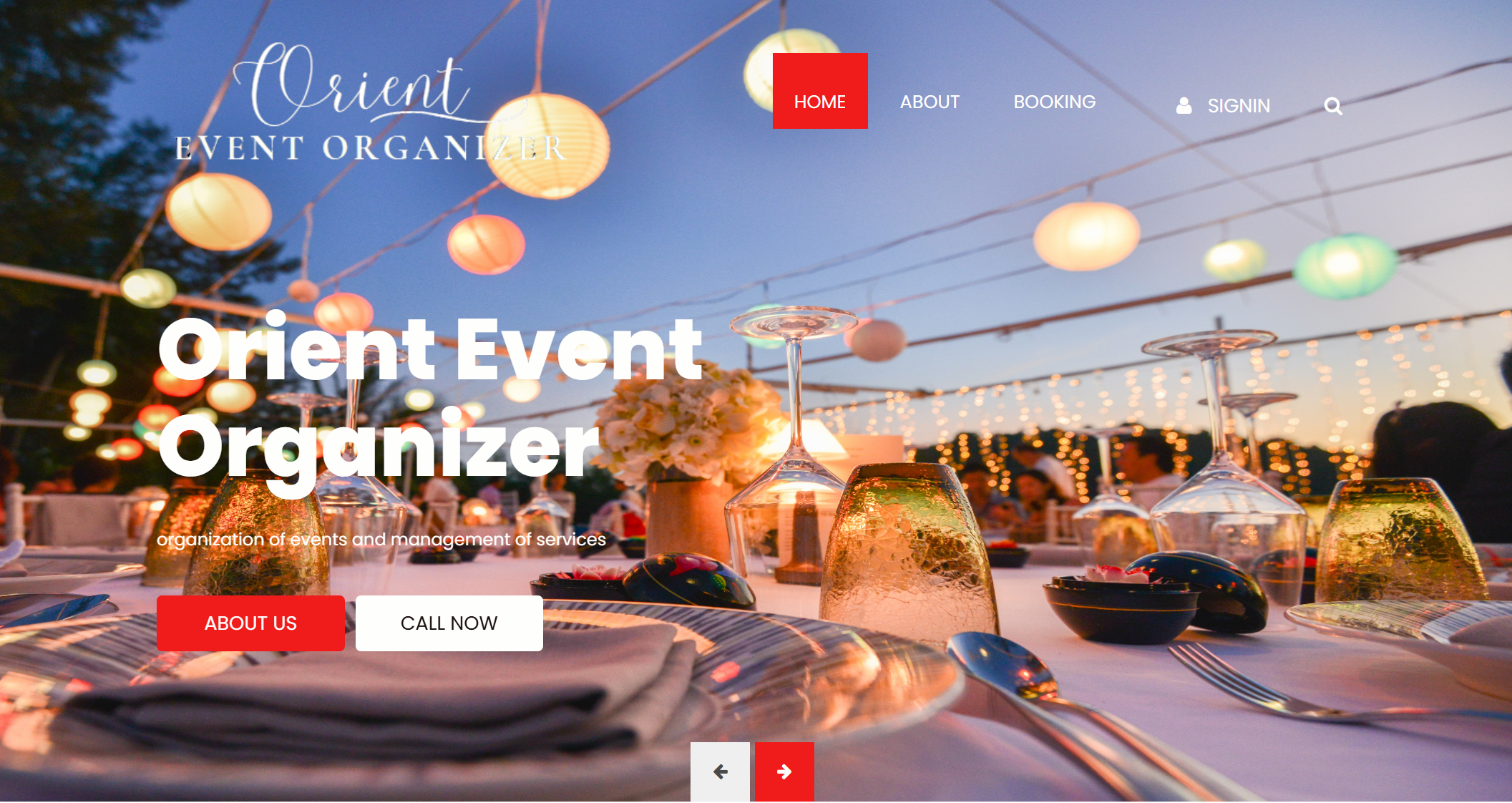Orient Event Organizer logo